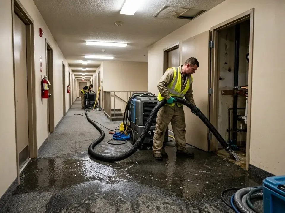 multi-unit-apartment-hallway-f-005 — frequently asked questions, Emergency Burst Pipe Water Extraction & Removal in Hampstea…